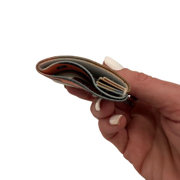 Thread Wallet Slim Minimalist Card Holder in Views Mountain Print - Picture 3 of 3